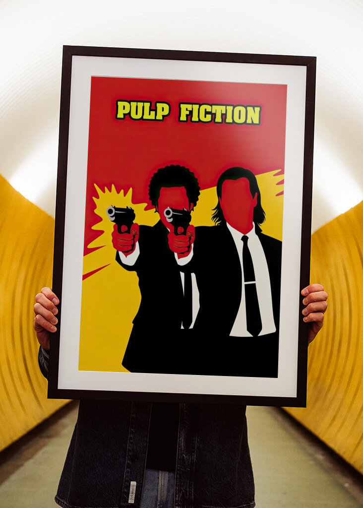 Pulp Fiction Duo Pop Art