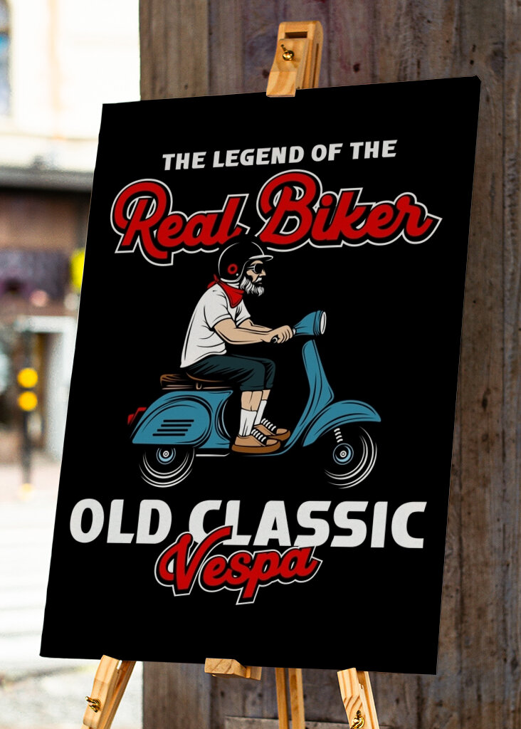 VIEJA Vespa CLÁSICA