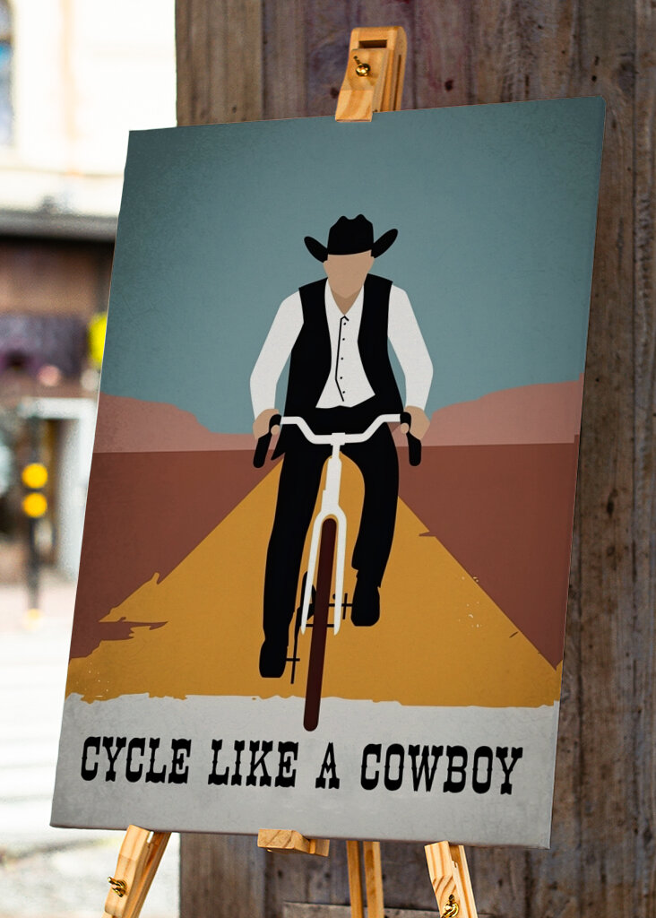 Jedź na rowerze jak kowboj
