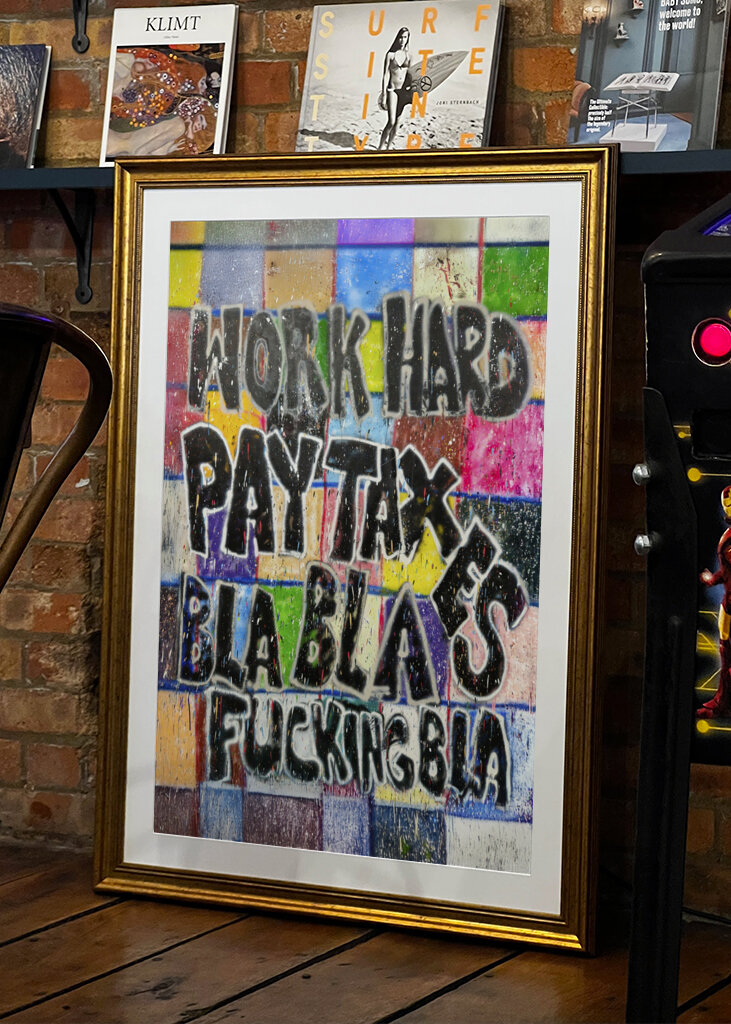 Work hard bla bla bla