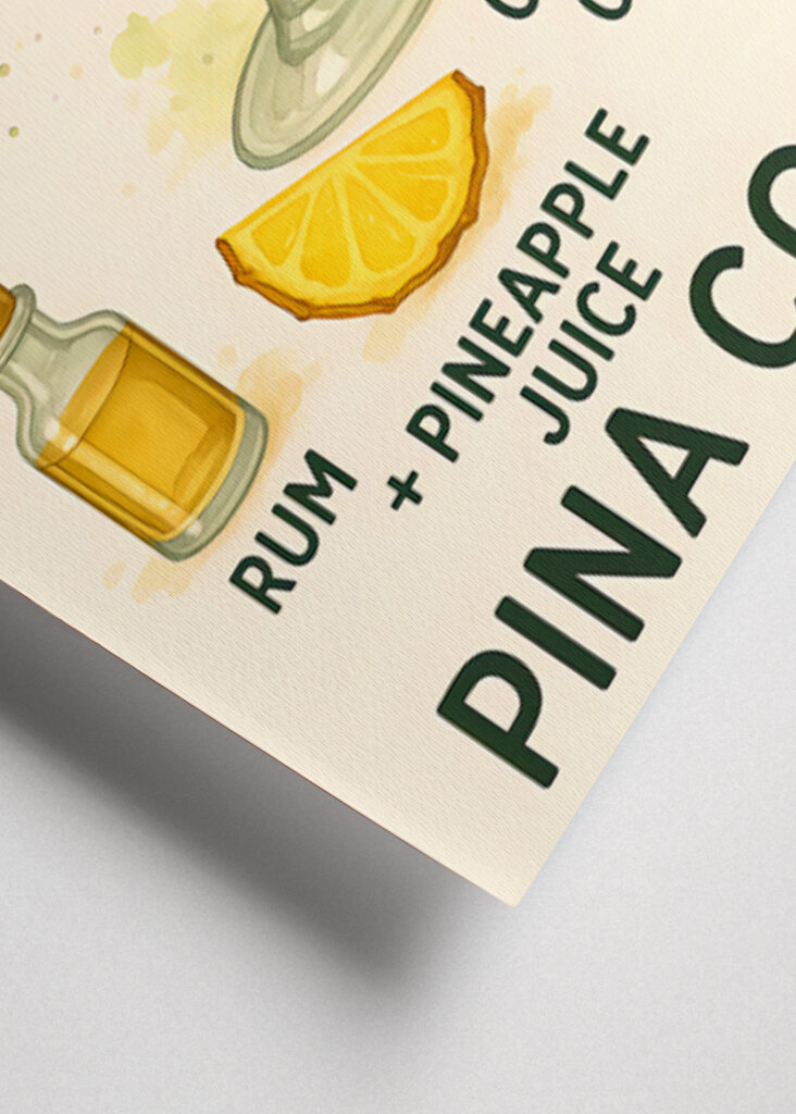 Pina Colada Cocktail Drink