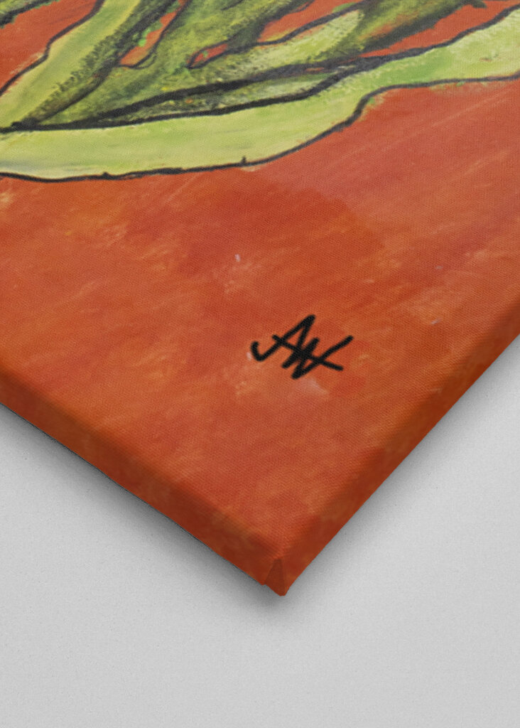 Flowers in passionate dance