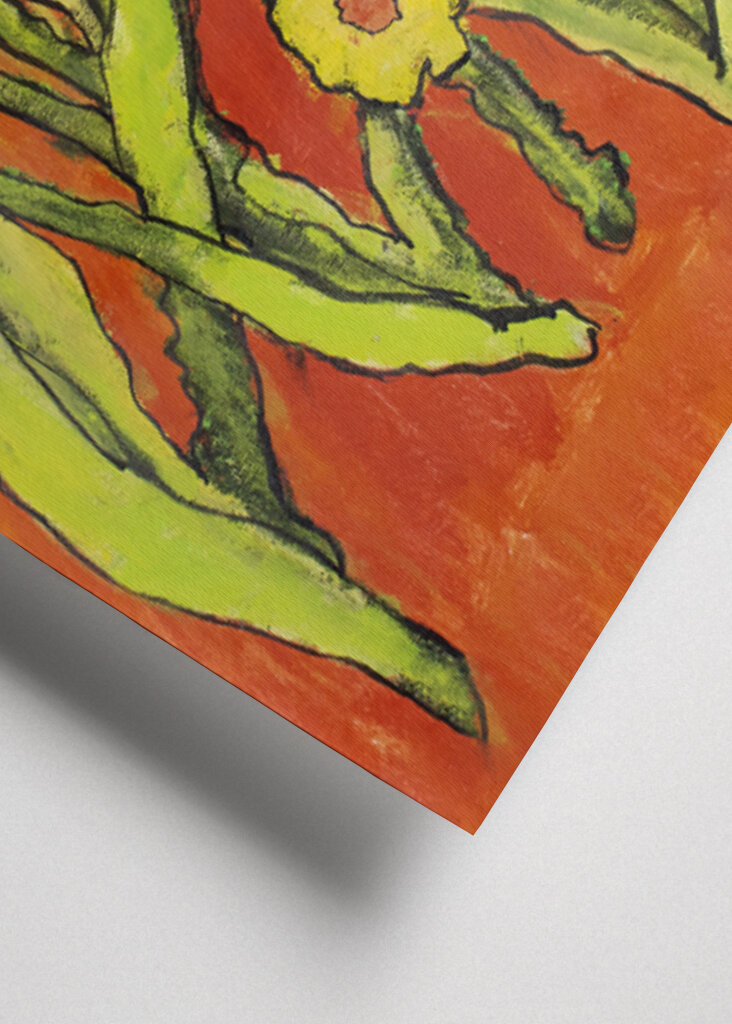 Flowers in passionate dance