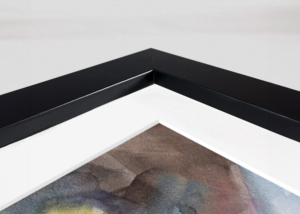 Watercolor Misty Forest