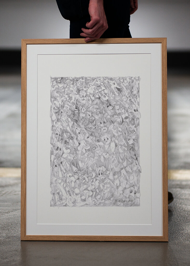 Gesichter mit Bleistift