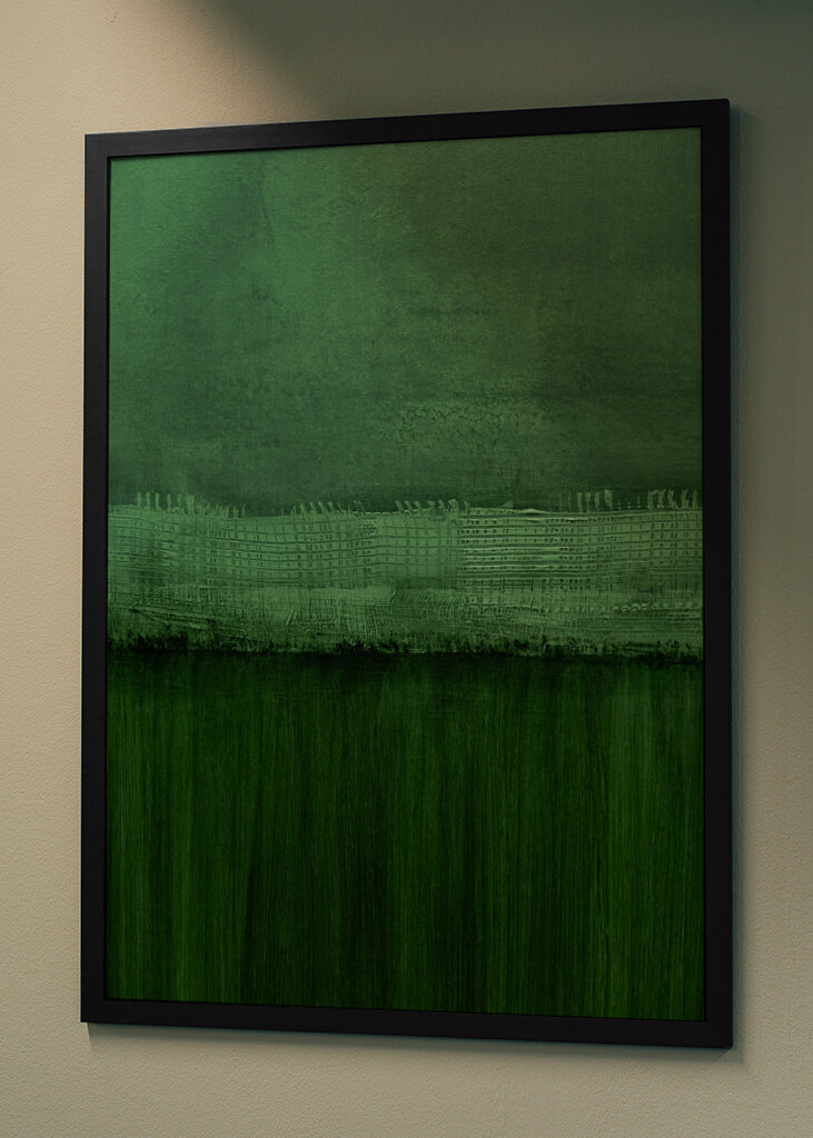 Grüne Landschaft abstrakt