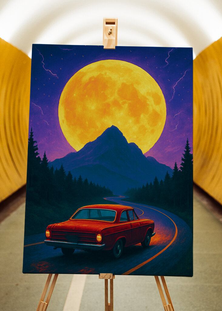 Neon Dreams Beyond Earth