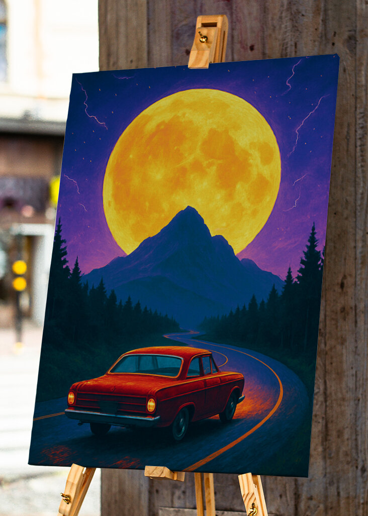 Neon Dreams Beyond Earth