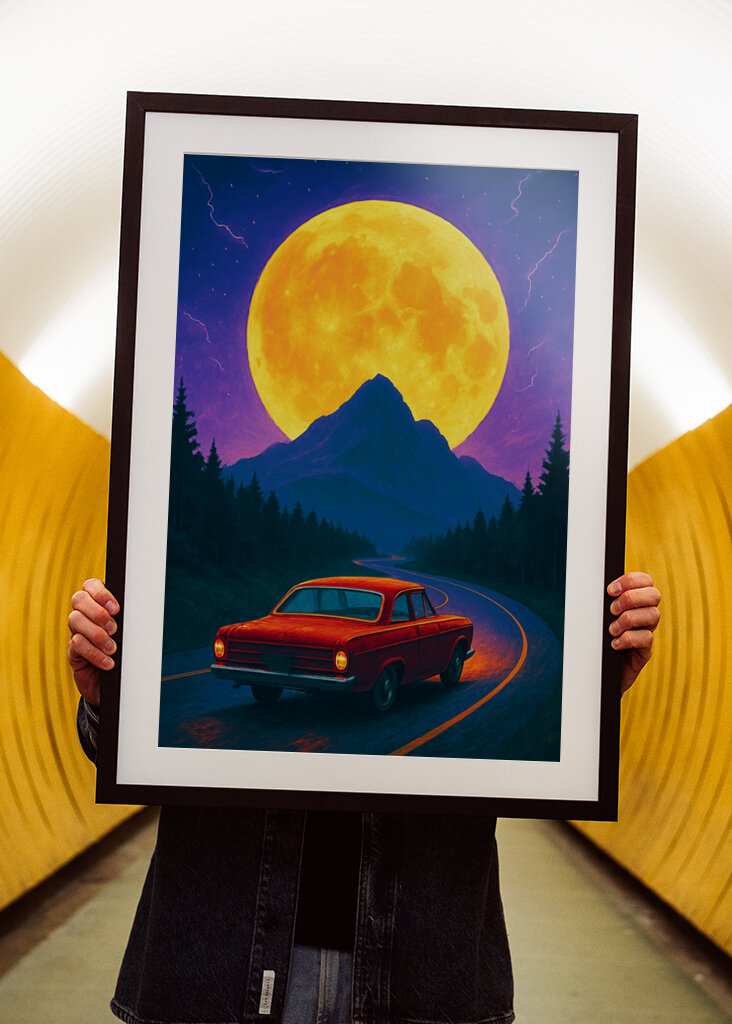 Neon Dreams Beyond Earth