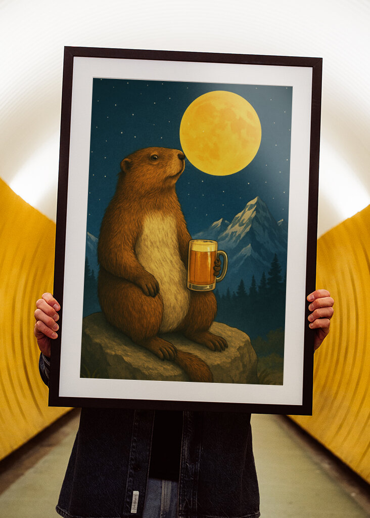 Meerschweinchen im Mondlicht 