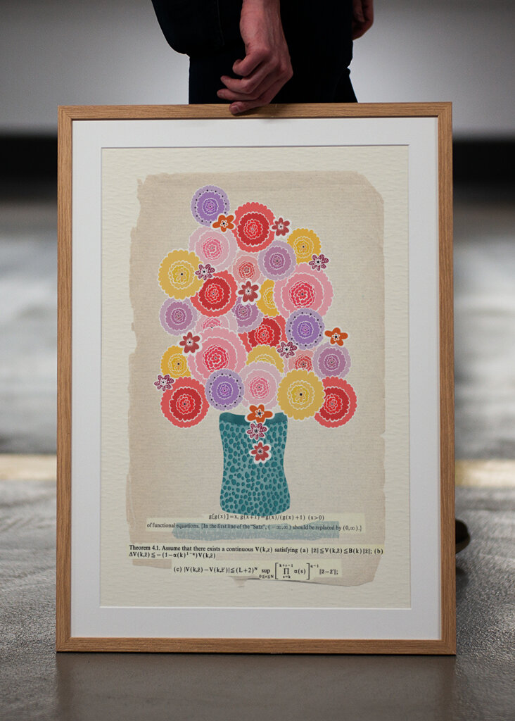 Colourful Flowers In Vase 