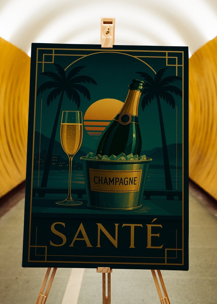 Never Too Late for Champagne