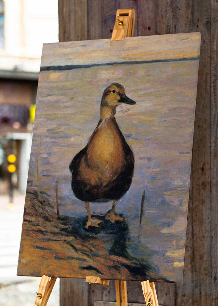 Early Morning Maschsee Duck