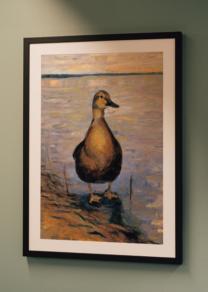 Early Morning Maschsee Duck