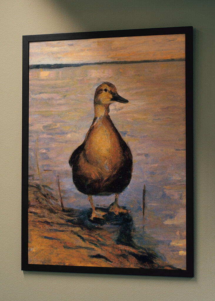 Early Morning Maschsee Duck