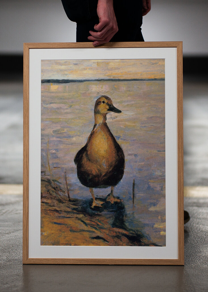 Early Morning Maschsee Duck