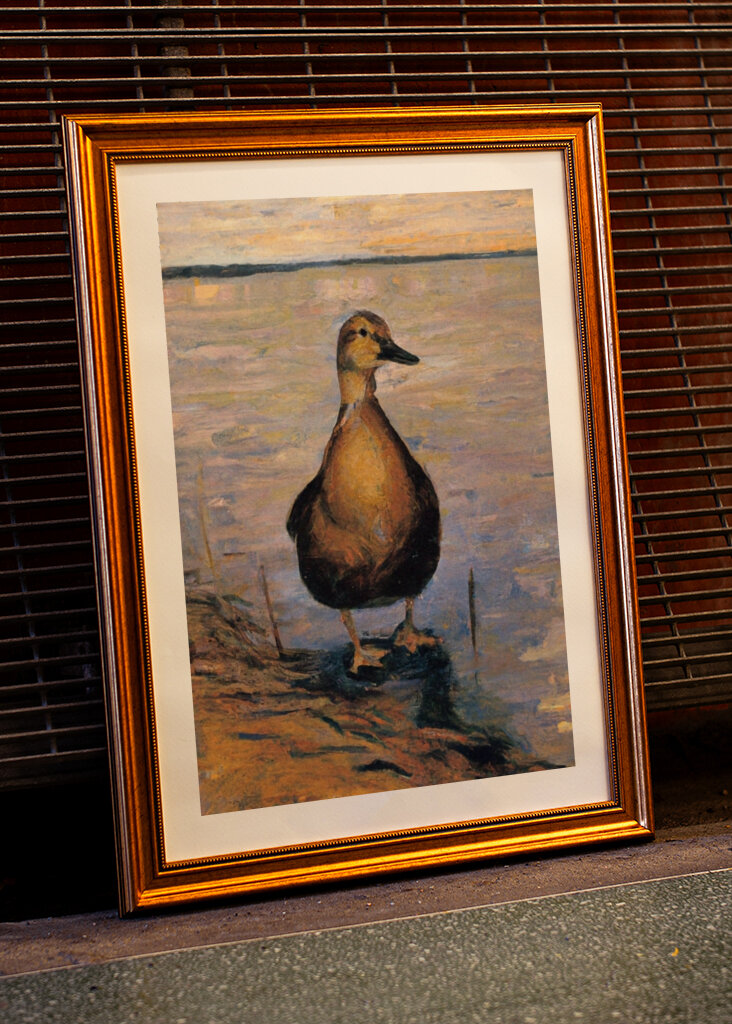 Early Morning Maschsee Duck