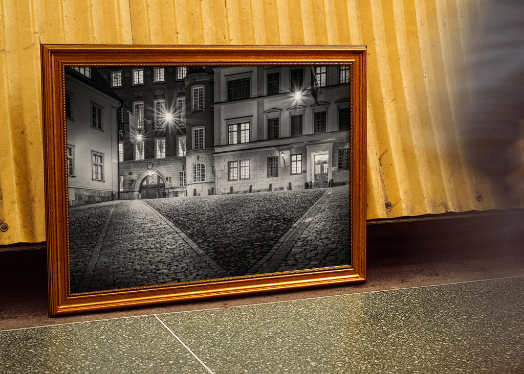 Stockholmská ulice v noci