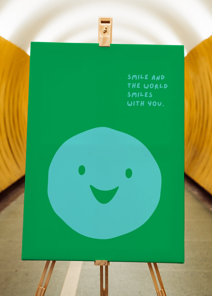 Smile and the world...