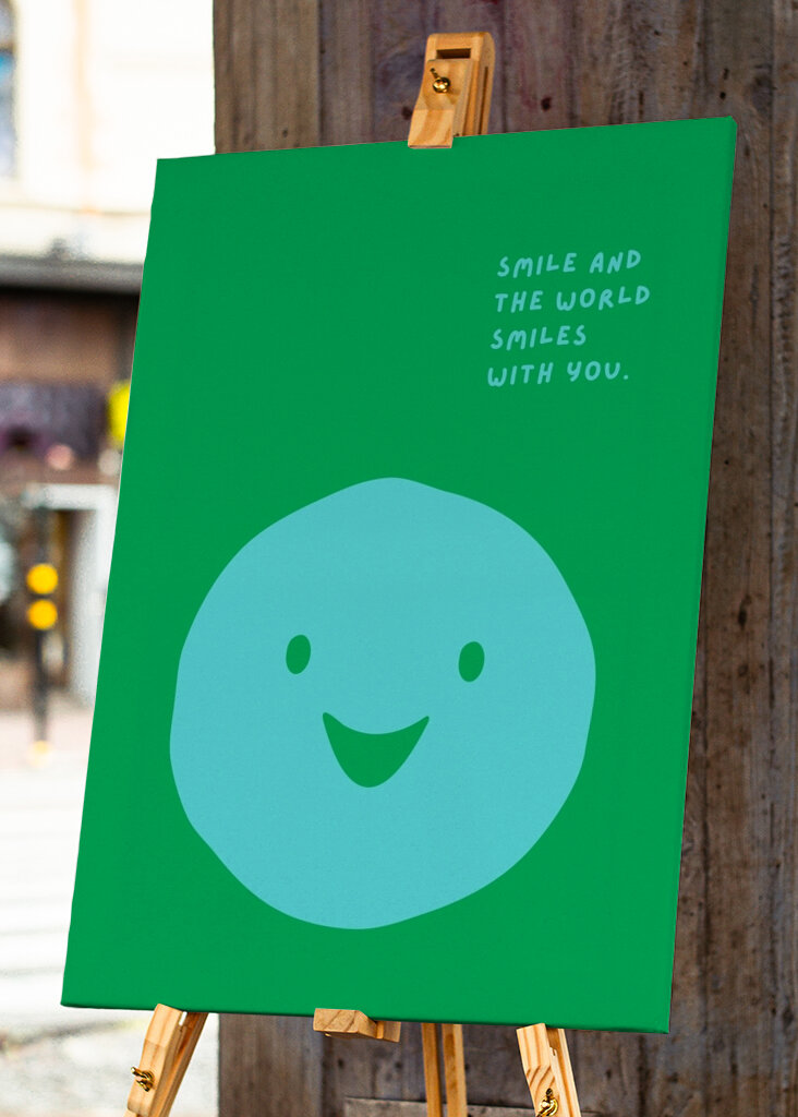 Smile and the world...