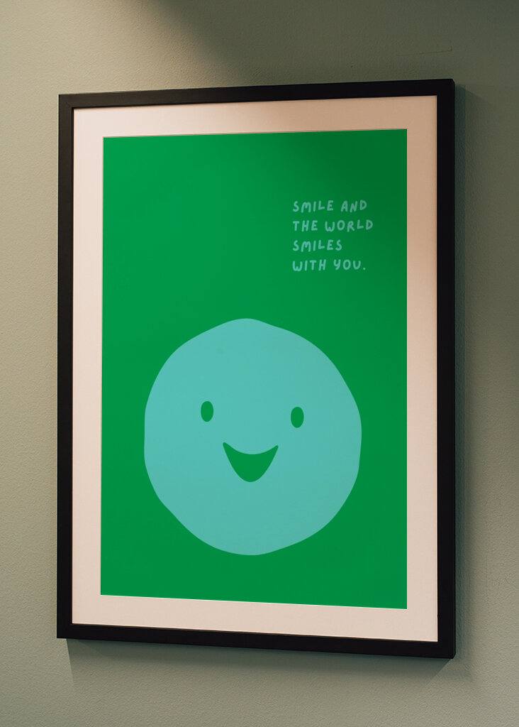 Smile and the world...