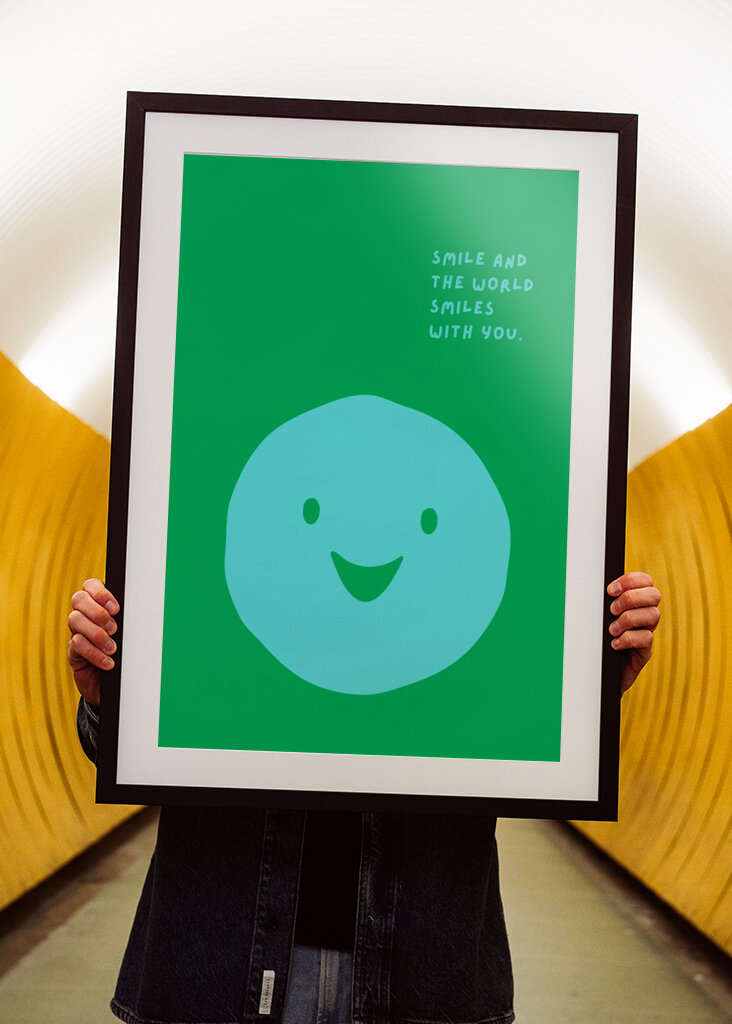 Smile and the world...