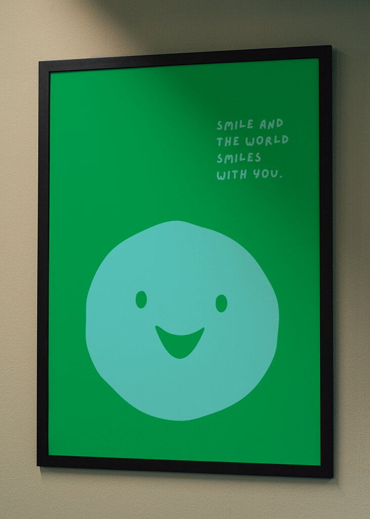 Smile and the world...