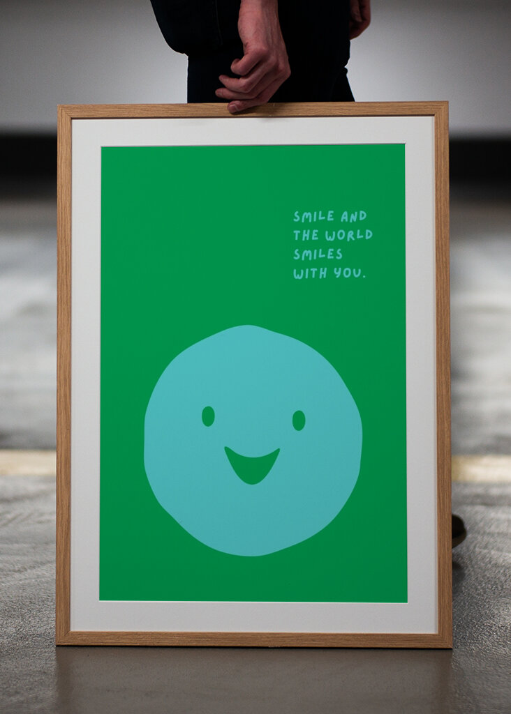 Smile and the world...