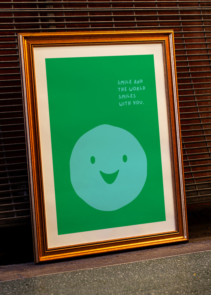 Smile and the world...