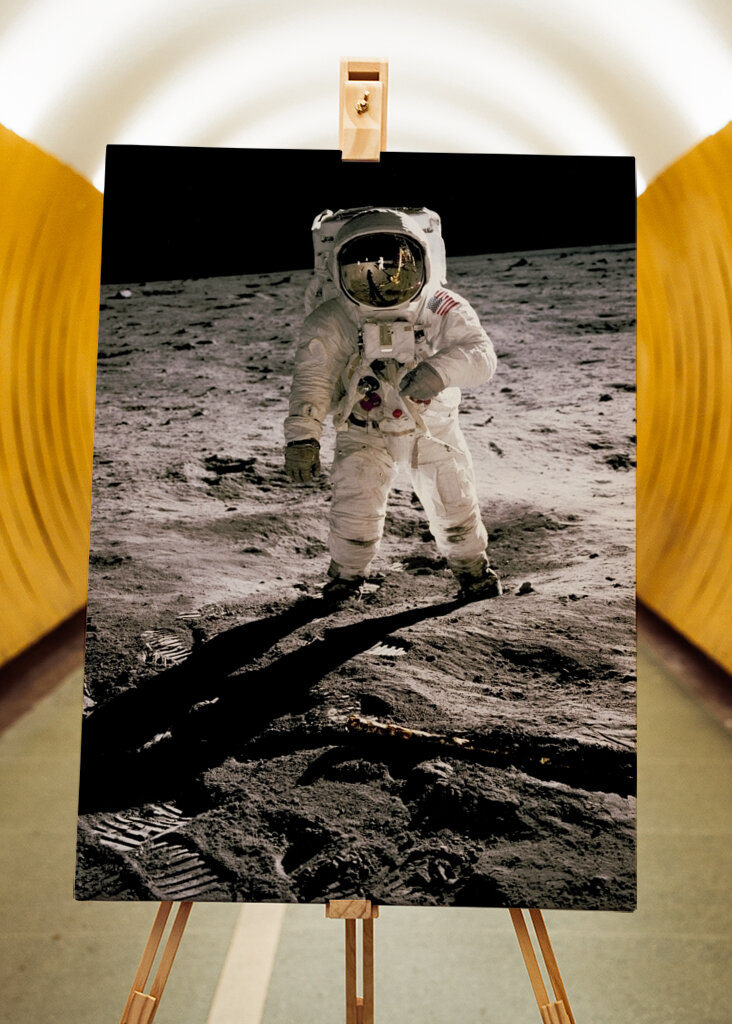 Astronauta sulla Luna