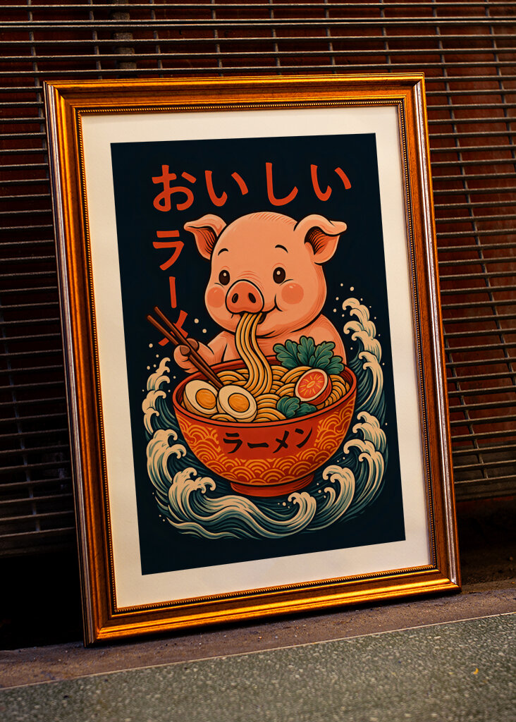 Pig Ramen Japansk