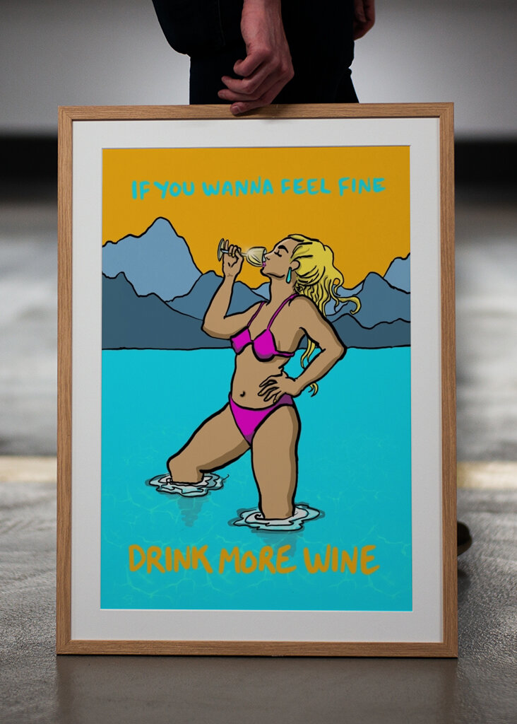 Juo enemmän viiniä