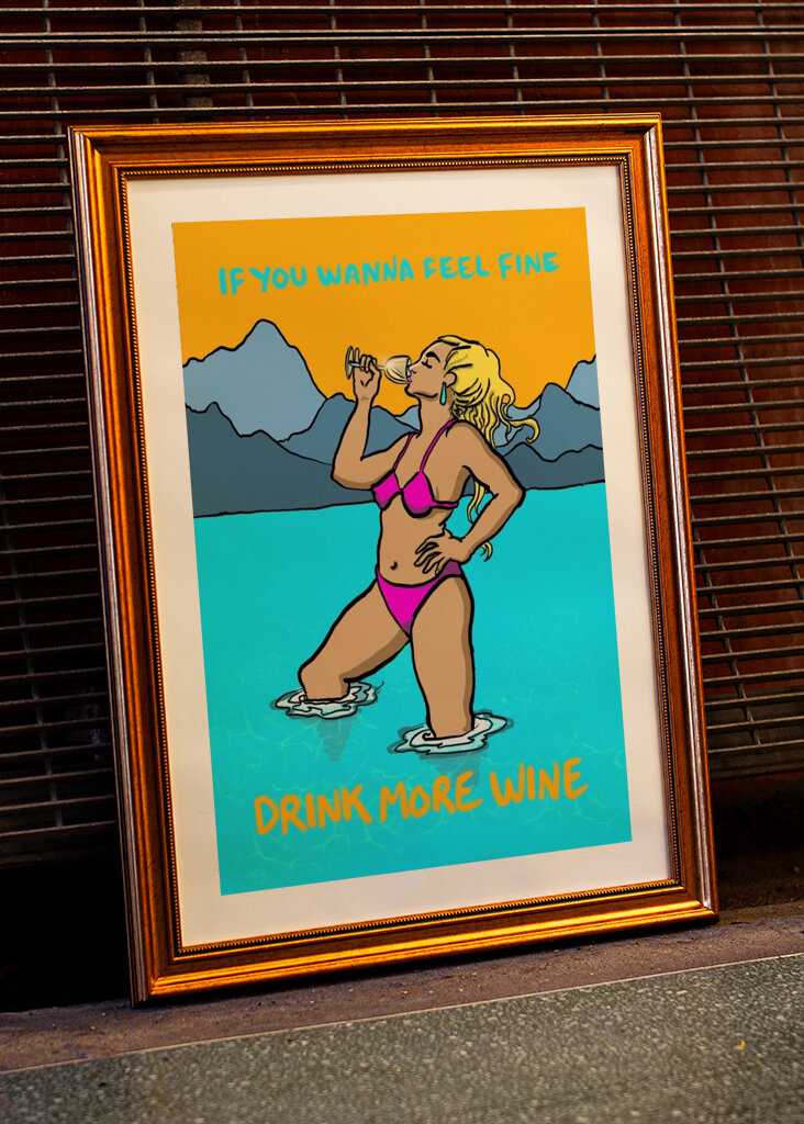 Juo enemmän viiniä