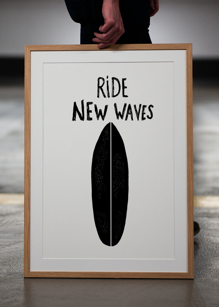 Surfboard surfing quote