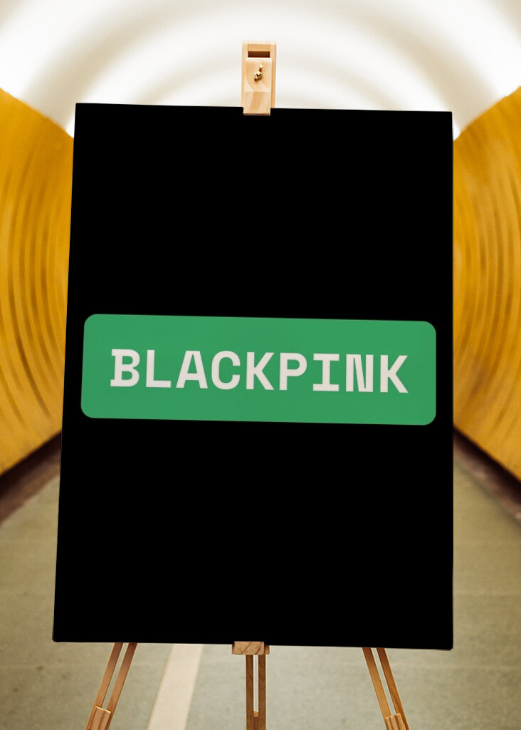 Blackpink green background