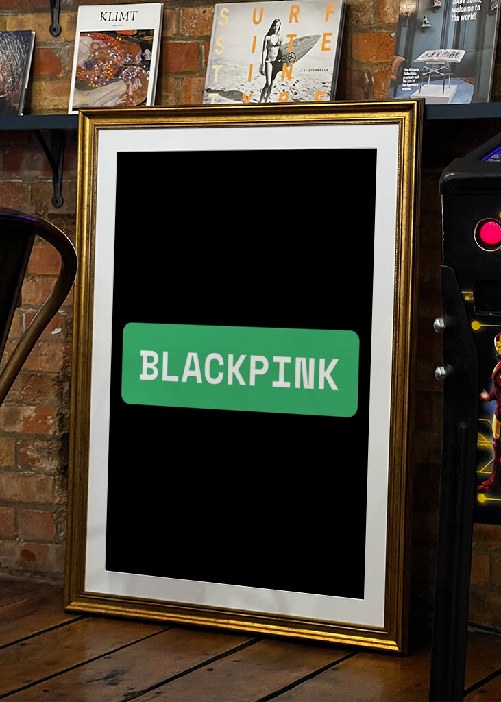 Blackpink green background