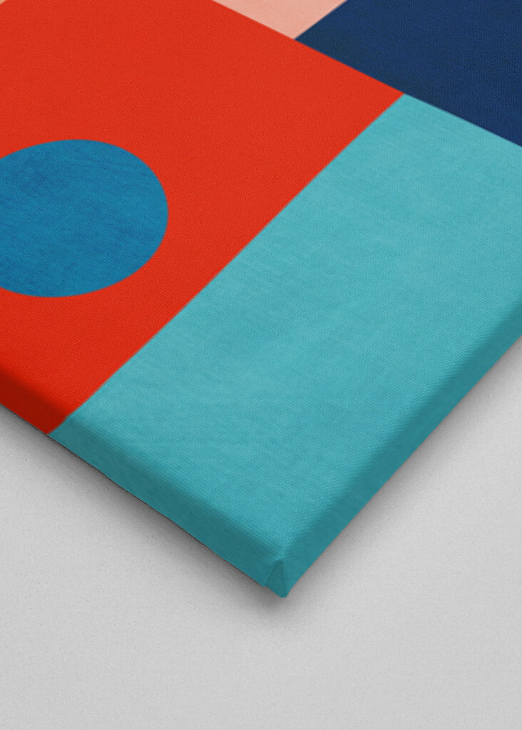 Bright Colorful Circles Art