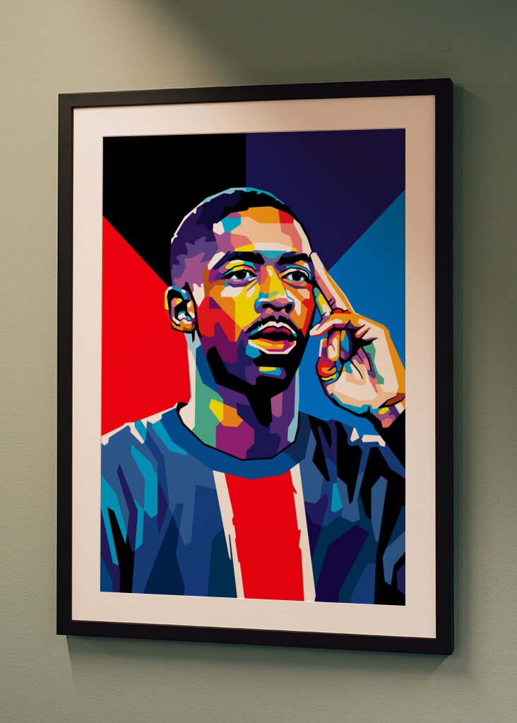 Ousmane Dembélé al estilo WPAP