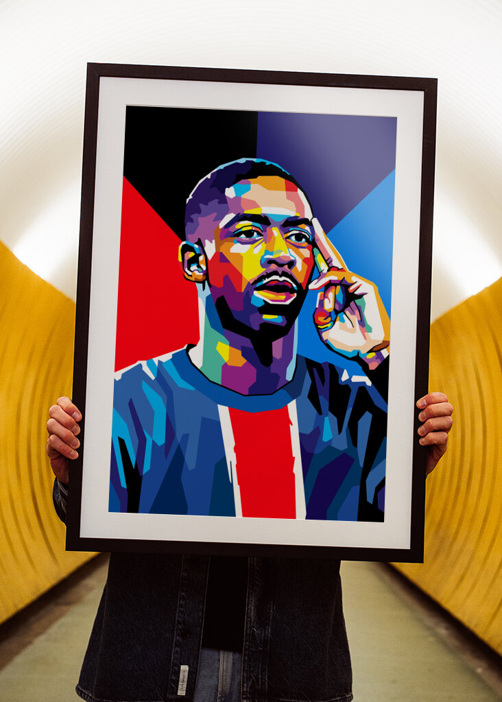 Ousmane Dembélé al estilo WPAP
