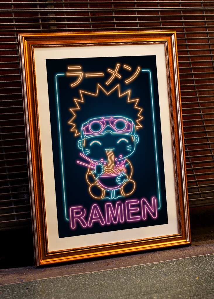 Neon Retro Ninja Ramen