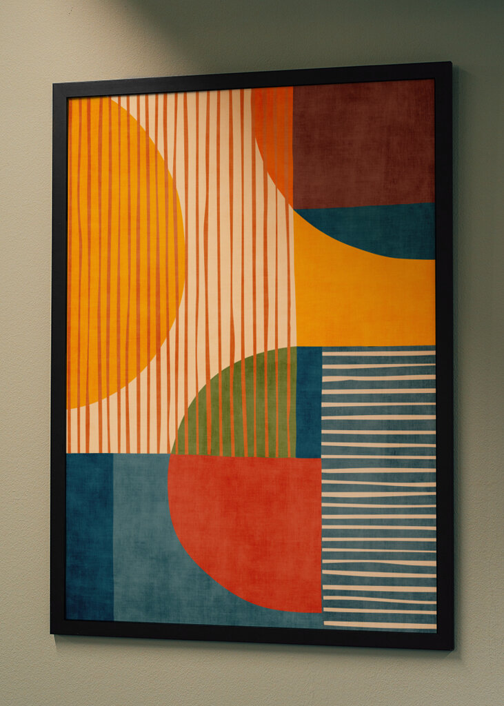Mid-Century Circles & Stripes