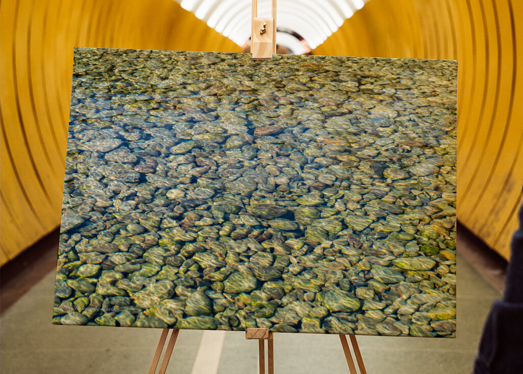 Kiezels in helder water