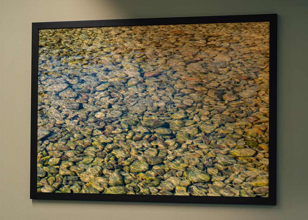 Kiezels in helder water