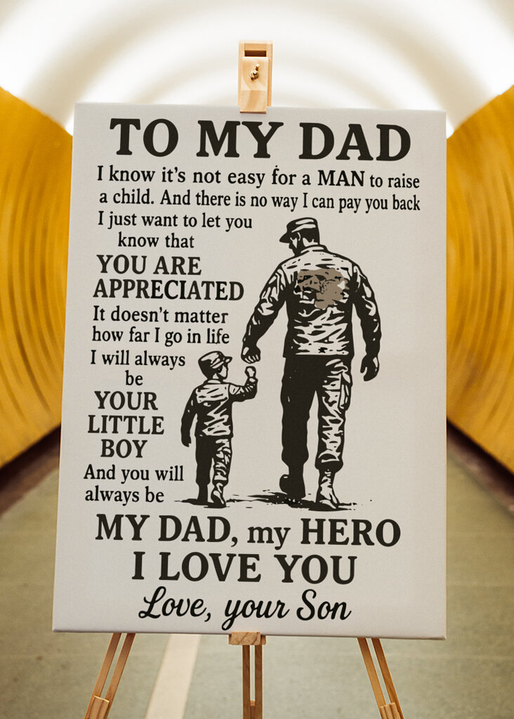 to my dad