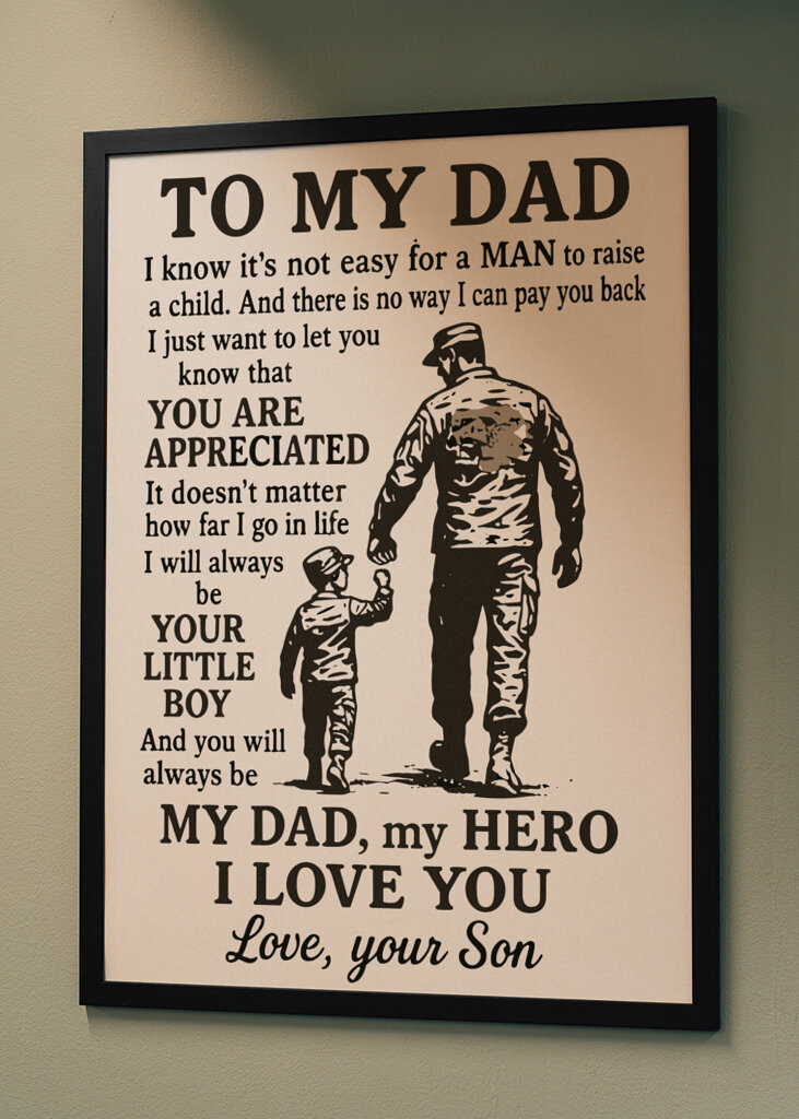 to my dad