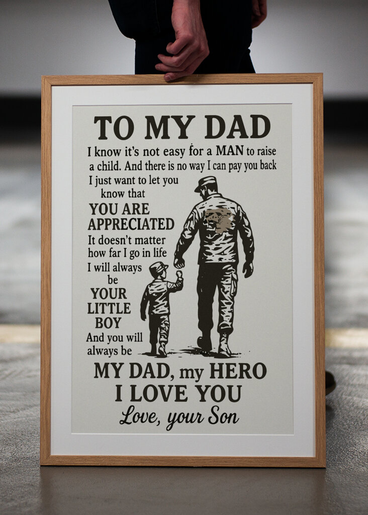 to my dad