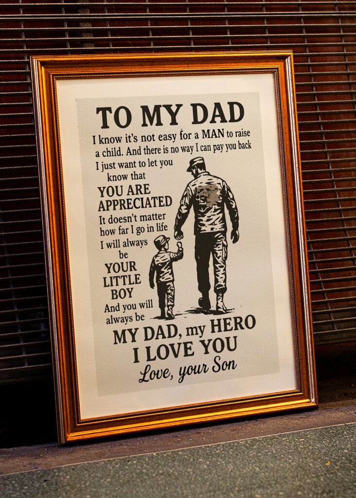 to my dad
