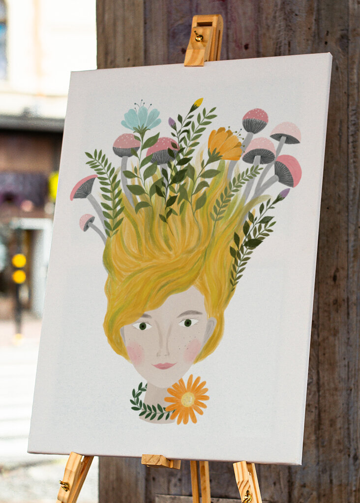 Sommer Frau Porträt