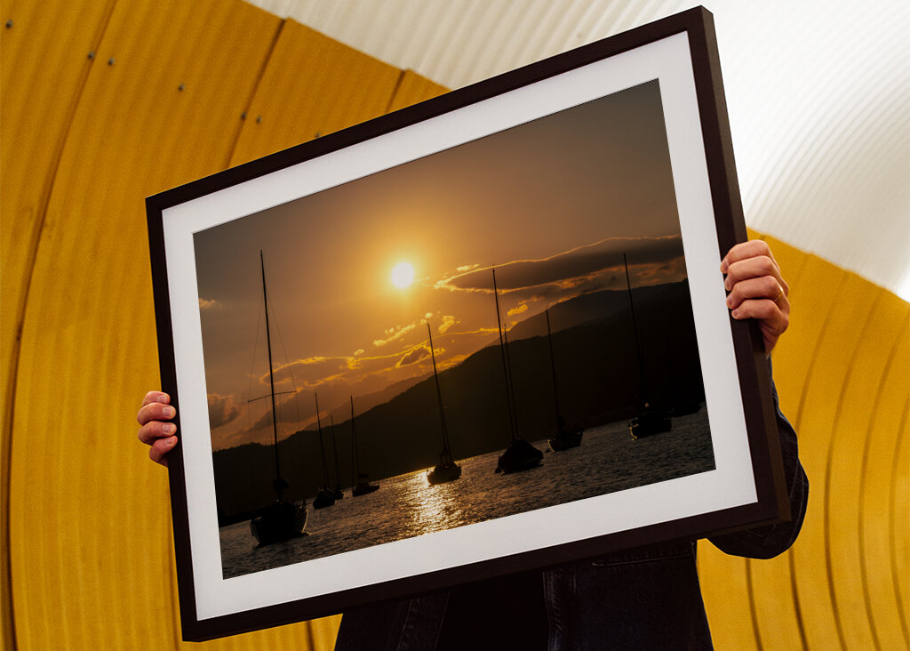 Sonnenuntergang am Wörthersee