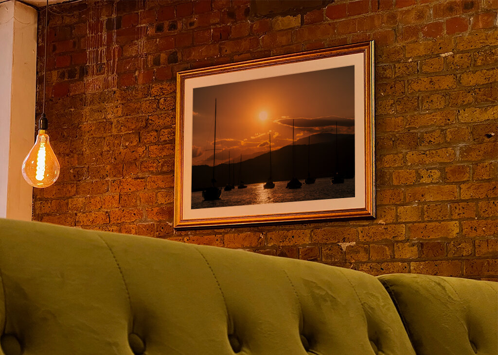 Sonnenuntergang am Wörthersee